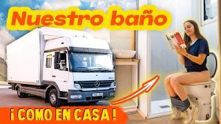 ¡Enamorados del baño  Camperización CAMIÓN CAMPER vivienda  Vivir en ruta - Capítulo 14