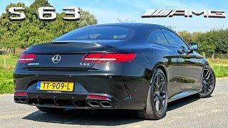 MERCEDES S63 AMG COUPE  315KMH REVIEW on AUTOBAHN