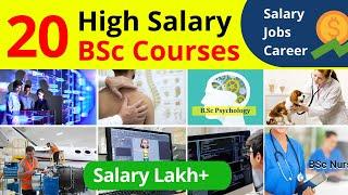 20 High Salary Bsc Courses  Jobs For PCB & PCM Students