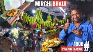 1000 Mirchi Bhajji Everyday  Highest Selling Mirchi Pakoda In Visakhapatnam  Street Food