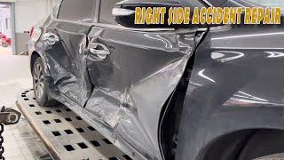 Incredible Repair Techniques Witness Nissan Cars Right-Side Collision Transformation