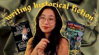 ⏳ 7 tips for writing historical fiction