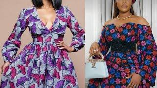 African fashion Ankara African dresses with beautiful designs for ladies