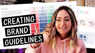 Creating brand guidelines for a tech company my process