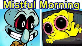 Friday Night Funkin VS Mistful Crimson Morning FULL WEEK Squidward Spongebob Patrick FNF Mod