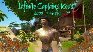 Infinite Captains Keys Glitch  EASY Merchant Levels Sea of Thieves