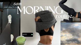 6AM MORNING ROUTINE 2024  new healthy & productive habits - aesthetic -