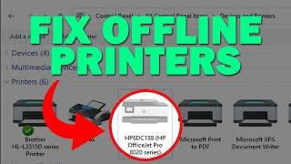 How to fix Offline Printers in Windows WSD Ports