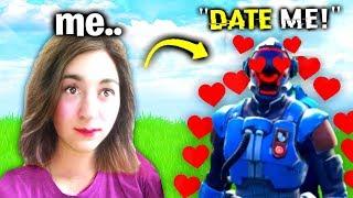 I Pretended To Be My Girlfriend.. Fortnite