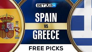 Spain vs Greece  Mens Basketball Picks & Predictions  Paris 2024 Olympics