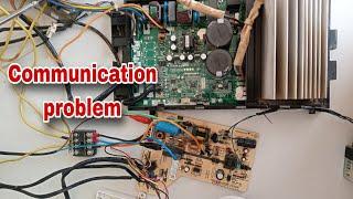 Voltas Inverter AC pcb communication problem  inverter AC pcb repair  Voltas Inverter ac E8 error