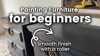 How to Paint Furniture  Beginner Friendly Nightstand Makeover
