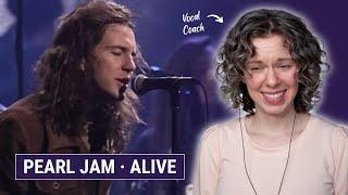 Pearl Jam LIVE on MTV Unplugged - Reaction and Vocal Analysis featuring the song Alive