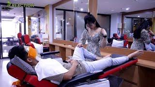 4K Her Barber Shop Massage That Wife Cant Allow