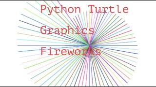 Cool Firework Design Using Python Turtle