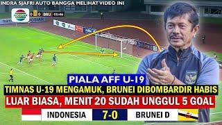  TERLALU KUAT DI LEVEL ASEAN ‼️ Timnas Indonesia HANCURKAN Brunei Darussalam di Laga Piala AFF U-19