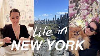 NYC vlog  Anniversary weekend best restaurants with a view in Manhattan spring in New York