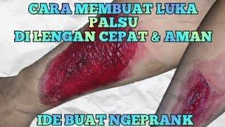 Tutorial cara membuat luka palsu di tubuh  SOTutorial