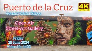 Tenerife ️ Puerto de la Cruz Open Air Street Art Gallery Teneriffa