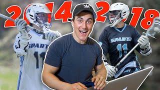 REACTING TO MY HIGH SCHOOL LACROSSE HIGHLIGHTS  JESSE JAMES WEST