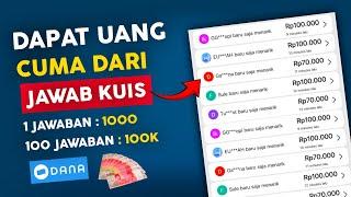 Dapat Uang  Cuma Dari Jawab Kuis Doang - Cara Menghasilkan Uang Dari Internet