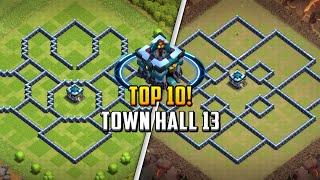 TOP 10 Town Hall 13 TH13 HybridFarming Base Layout + Copy Link 2024  Clash of Clans