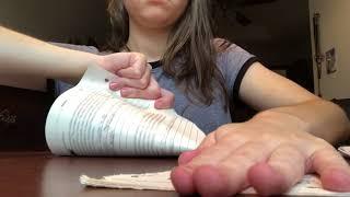 ASMR Request - Aggressive Paper Ripping & Some Paper Sounds No Talking