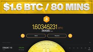 How To Mine 1.6 BITCOIN Every 80 Minutes - FREE BTC MINING IN 2022 PAYMENT PROOF INSIDE