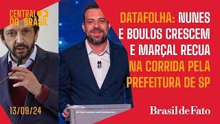 Datafolha Nunes e Boulos crescem Marçal recua na corrida pela Prefeitura de SP  Central do Brasil