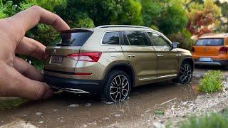 Unboxing Skoda Kodiaq SUV 118 Scale Diecast Model Car   Off road  Skoda Dealer Edition