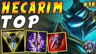 Hecarim TOP with Conqueror and Ignite PLUS Teleport  Iron IV to Diamond Episode #18