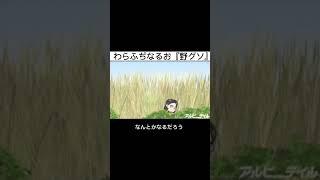 【アニメ】野グソわらふぢなるお　#shorts