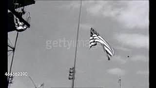 MLK Recites Pledge Of Allegiance As Flag Rises at the 1964 Illinois Rally for Civil Rights
