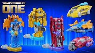 NEW Transformers One Robot Battlers Bumblebee Elita-1 and Sentinel Prime