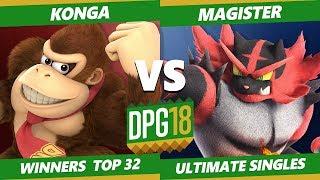 DPOTG - Konga Donkey Kong Vs. Magister Villager Incineroar SSBU Smash Ultimate Tournament