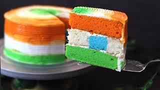 MAKING OF INDIAN NATIONAL FLAG CAKE   75TH INDEPENDENCE DAY SPECIAL  MY COUNTRY MY PRIDE