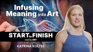 Transforming Emotions into Art Step-by-Step Mixed Media Painting