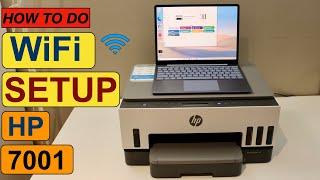 HP Smart Tank 7001 WiFi Setup.