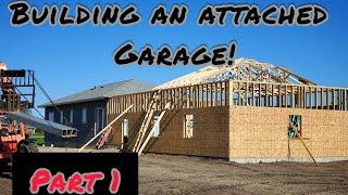 Building an attached garage Part 1