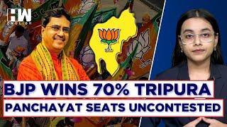 Tripura BJP Wins 70% Seats in Panchayat Polls Uncontested  Manik Saha