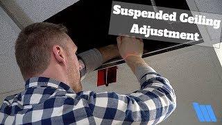 How To Adjust A Suspended Ceiling