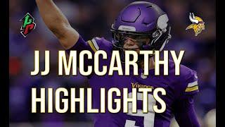 J.J. McCarthy Highlights  Vikings Quarterback