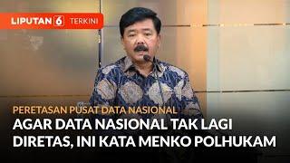 Menko Polhukam Hadi Tjahjanto Beberkan Langkah Pemerintah Atasi Peretasan Data Nasional  Liputan 6