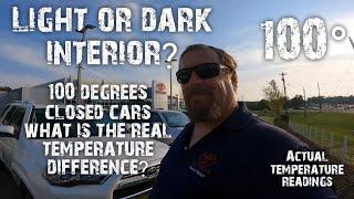 How different is interior temp for Light or Dark interior??