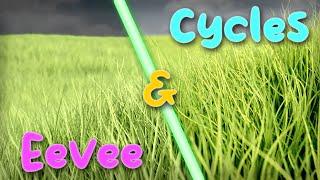 Easy Stylized Grass In Blender For Eevee AND Cycles