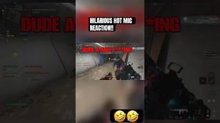 HILARIOUS HOT MIC REACTION IN SND #callofduty #ytshorts #cod #snd #mw3