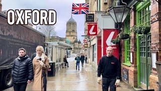 Oxford UK  Walking Tour 4K HD February 14 2024