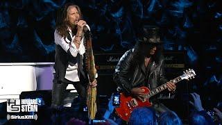 Steven Tyler Slash and Train “Dream On” at the Howard Stern Birthday Bash 2014