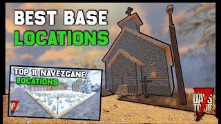 Top 10 Best Navezgane Base Locations 2021 - 7 Days To Die A19