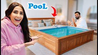 We Turned Our Sons Bed Into A Swimming Pool ️ Prank